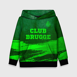 Детская толстовка Club Brugge - green gradient посередине