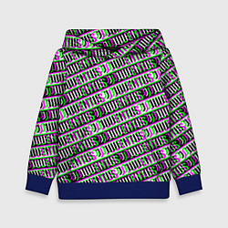 Детская толстовка Juventus glitch pattern