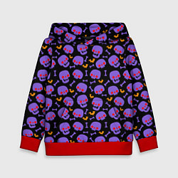 Толстовка-худи детская Красный взгляд, цвет: 3D-красный