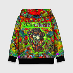 Детская толстовка Plants vs Zombies пират