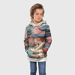 Толстовка-худи детская Корея эпоха чосон, цвет: 3D-белый — фото 2
