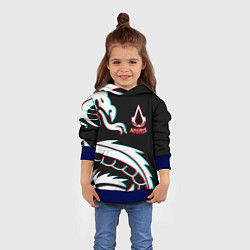 Толстовка-худи детская Assassins Creed Shadows game, цвет: 3D-синий — фото 2