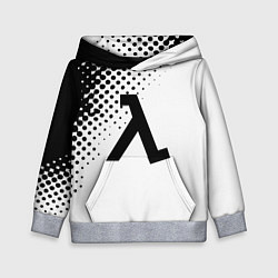 Детская толстовка Half-life pattern black