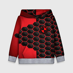 Толстовка-худи детская BMW abstract auto, цвет: 3D-меланж