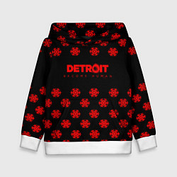 Детская толстовка Detroit become human winter steel