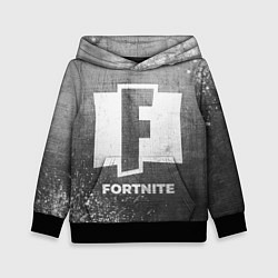 Детская толстовка Fortnite - grey gradient