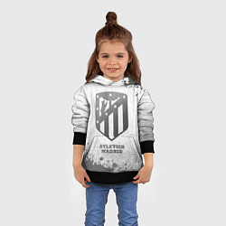 Толстовка-худи детская Atletico Madrid - white gradient, цвет: 3D-черный — фото 2