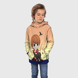 Толстовка-худи детская Рон Уизли, цвет: 3D-синий — фото 2