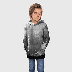 Толстовка-худи детская Everton - grey gradient вертикально, цвет: 3D-черный — фото 2