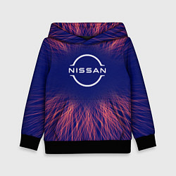 Толстовка-худи детская Nissan red energy, цвет: 3D-черный