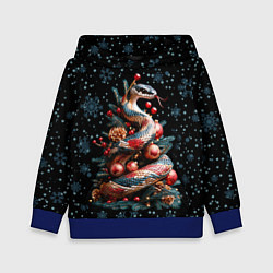 Детская толстовка Ёлка змея