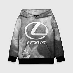 Толстовка-худи детская Lexus - grey gradient, цвет: 3D-черный