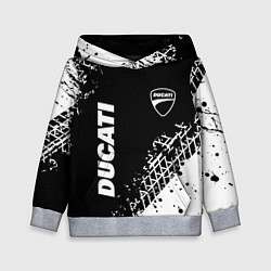 Детская толстовка Ducati - следы от шин