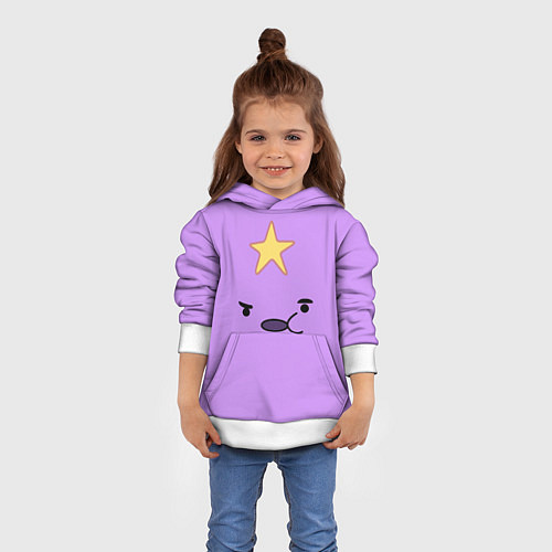 Детская толстовка Принцесса Пупырка / 3D-Белый – фото 4