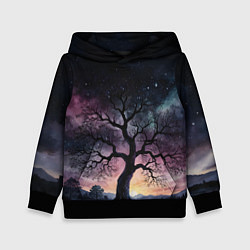 Детская толстовка Дерево под звездами