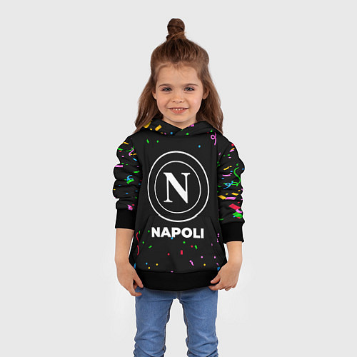 Детская толстовка Napoli конфети / 3D-Черный – фото 4