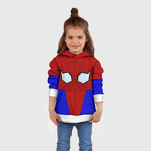 Детская толстовка Spider-Man - eyes / 3D-Белый – фото 4