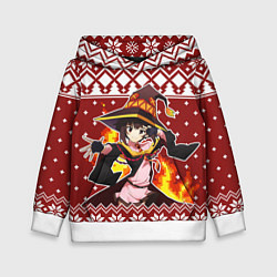 Детская толстовка Мегумин свитер новогодний