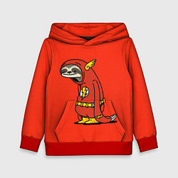 Детская толстовка Ленивец Флэш