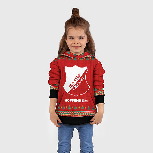 Детская толстовка Hoffenheim new year / 3D-Черный – фото 4