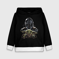 Детская толстовка Мандолорец - Грогу