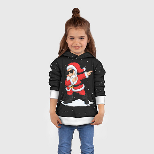 Детская толстовка Дед мороз деб / 3D-Белый – фото 4