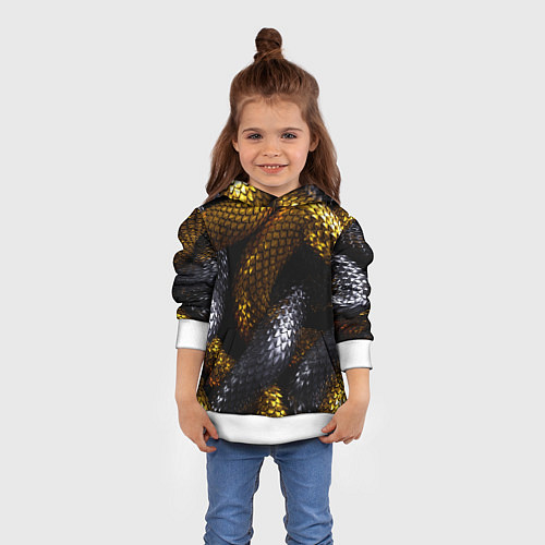 Детская толстовка Звенья одной цепи / 3D-Белый – фото 4