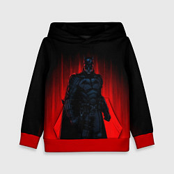 Толстовка-худи детская Batman - Robert Pattinson, цвет: 3D-красный