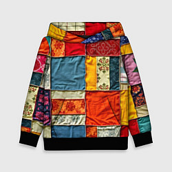Детская толстовка Пэчворк из ярких тканей