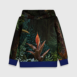 Детская толстовка Объемные растения