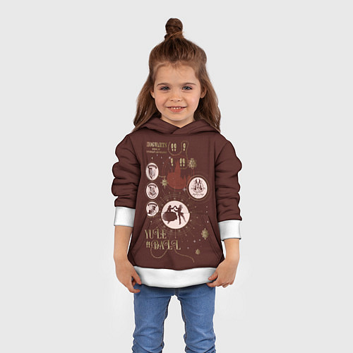 Детская толстовка Гарри Поттер - Святочный Бал / 3D-Белый – фото 4