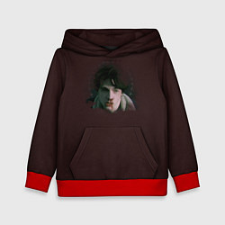 Толстовка-худи детская Wayne, цвет: 3D-красный