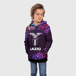 Толстовка-худи детская Праздничный Lazio, цвет: 3D-черный — фото 2