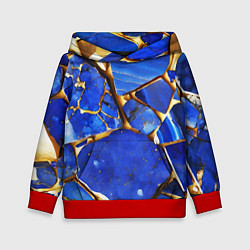 Детская толстовка A gold mineral in a blue stone