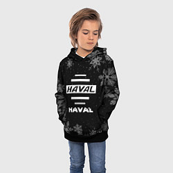 Толстовка-худи детская Снежный Haval, цвет: 3D-черный — фото 2