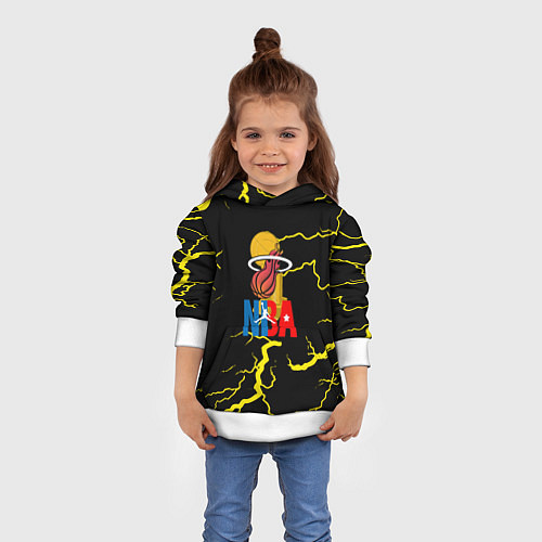 Детская толстовка NBA storm / 3D-Белый – фото 4