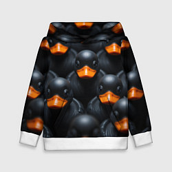 Детская толстовка Черные уточки