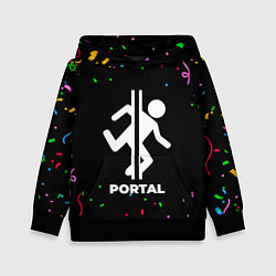 Детская толстовка Portal конфети