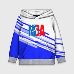 Детская толстовка NBA geometry steel