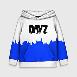 Детская толстовка Dayz сине белая геомтерия