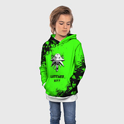 Толстовка-худи детская Cyberpunk 2077 anime, цвет: 3D-белый — фото 2