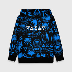Детская толстовка The Witcher logo pattern