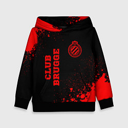 Детская толстовка Club Brugge - red gradient вертикально