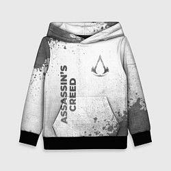 Толстовка-худи детская Assassins Creed - white gradient вертикально, цвет: 3D-черный