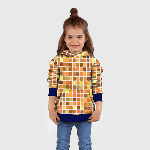 Детская толстовка Осенняя палитра / 3D-Синий – фото 4