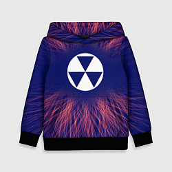 Детская толстовка Fallout red energy