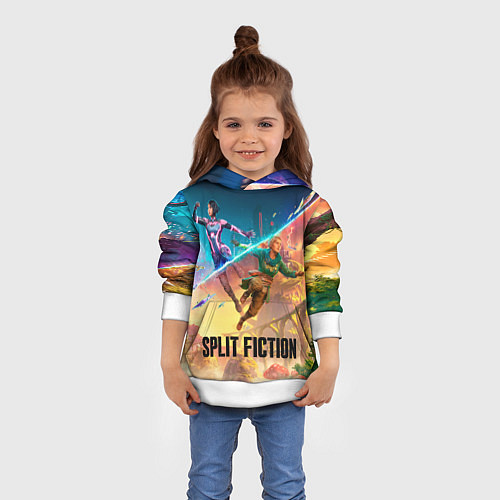 Детская толстовка Главные герои Split fiction / 3D-Белый – фото 4