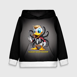 Детская толстовка Venom-Duck-Trump joke