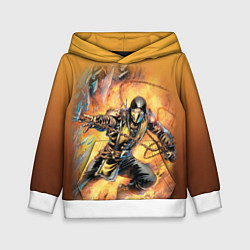 Детская толстовка Scorpion - Mortal Kombat