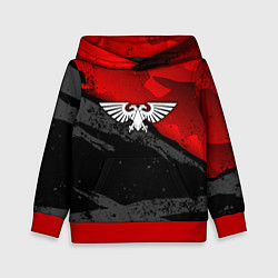 Детская толстовка Вархаммер - аквила красный